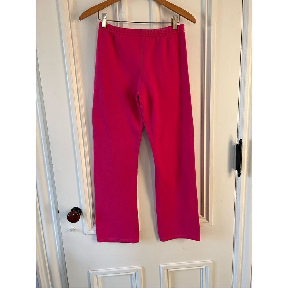 Hanes girls bright pink sweatpants 10-12